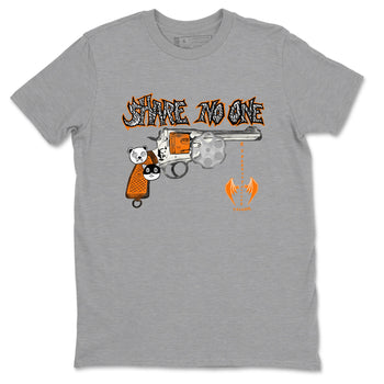 3s Georgia Peach shirt to match jordans Share No One sneaker tees Air Jordan 3 Georgia Peach SNRT Sneaker Release Tees unisex cotton Heather Grey 2 crew neck shirt