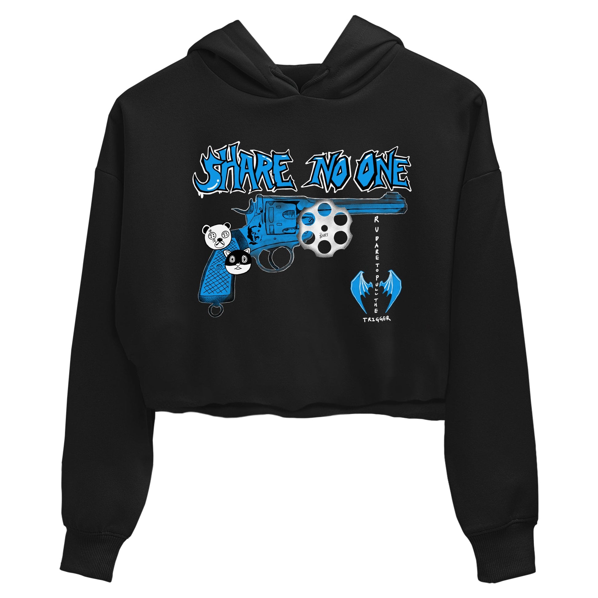 Air Jordan 4 Military Blue shirt to match jordans Share No One sneaker tees Air Jordan 4 Military Blue SNRT Sneaker Release Tees Black 2 crop length shirt