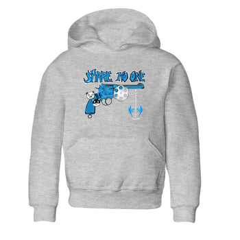 Air Jordan 4 Military Blue shirt to match jordans Share No One sneaker tees Air Jordan 4 Military Blue SNRT sneaker release tees baby toddler Heather Grey 2 cotton Shirt