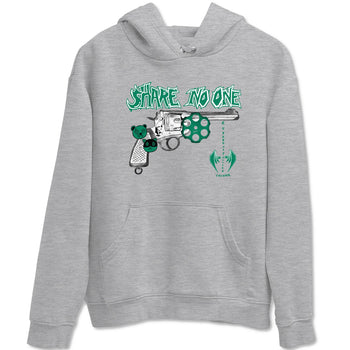 4s Oxidized Green shirts to match jordans Share No One sneaker match tees Air Jordan 4 Oxidized Green SNRT Sneaker Tees streetwear brand Heather Grey 2 unisex cotton tee