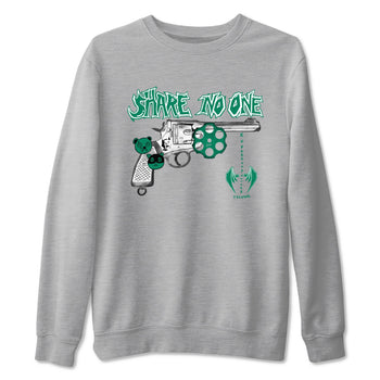 4s Oxidized Green shirts to match jordans Share No One sneaker match tees Air Jordan 4 Oxidized Green SNRT Sneaker Tees streetwear brand Heather Grey 2 unisex cotton tee