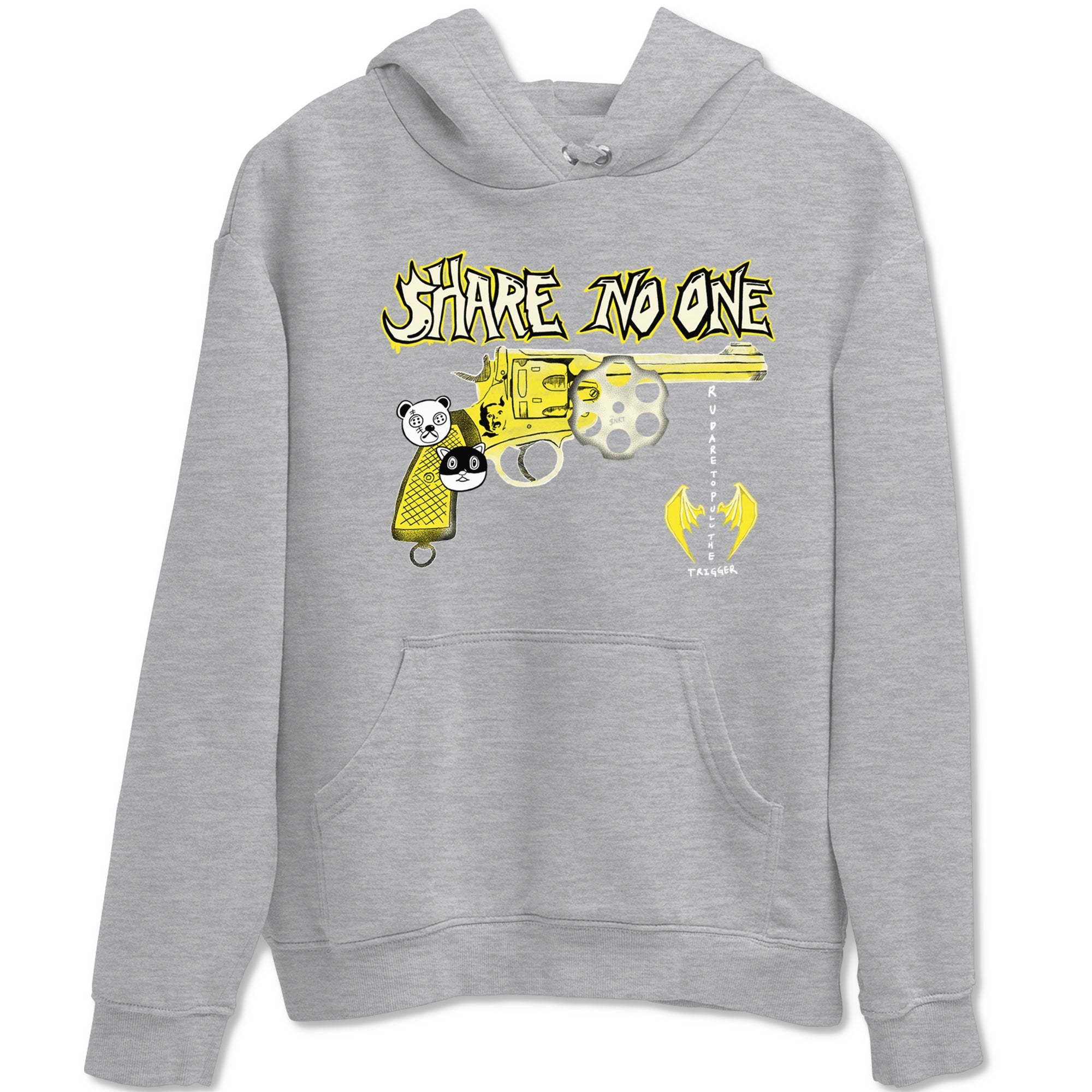 4s Vivid Sulfur shirt to match jordans Share No One sneaker tees Air Jordan 4 Vivid Sulfur SNRT Sneaker Release Tees unisex cotton Heather Grey 2 crew neck shirt