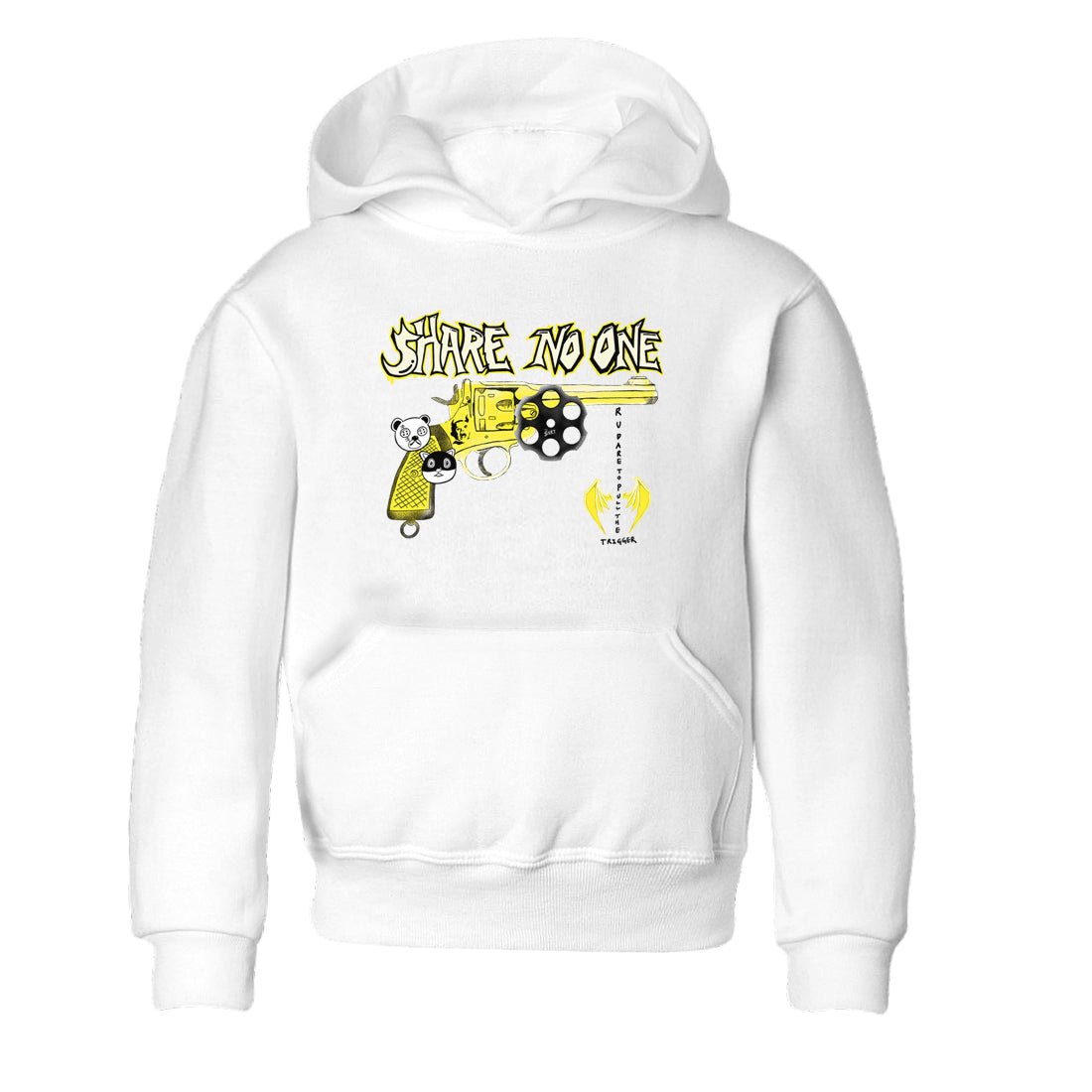 4s Vivid Sulfur shirt to match jordans Share No One sneaker tees Air Jordan 4 Vivid Sulfur SNRT sneaker release tees baby toddler White 2 cotton Shirt