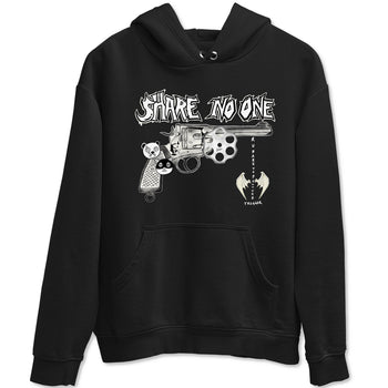 5s Sail shirt to match jordans Share No One sneaker tees Air Jordan 5 Sail SNRT Sneaker Release Tees unisex cotton Black 2 crew neck shirt