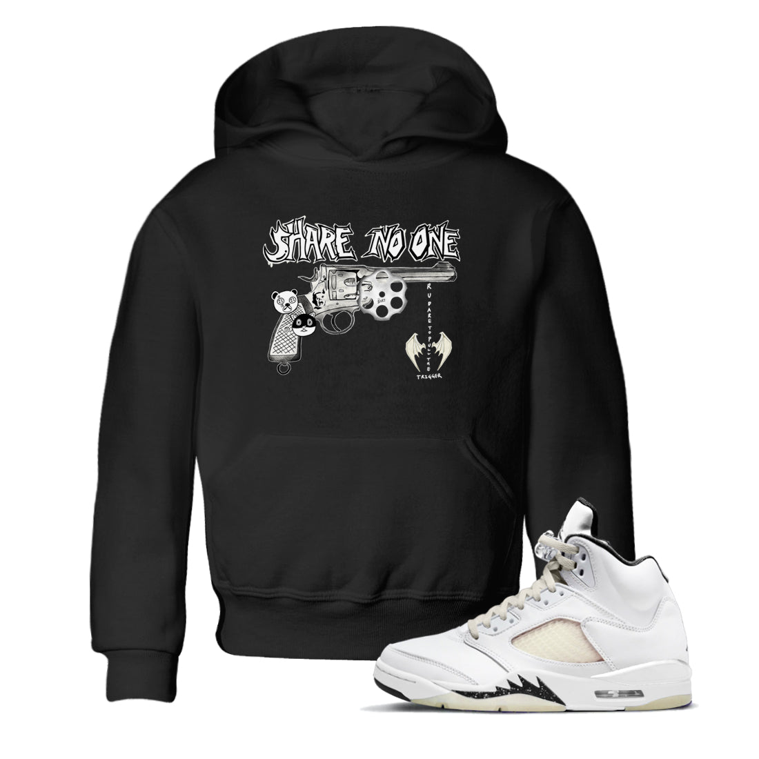 5s Sail shirt to match jordans Share No One sneaker tees Air Jordan 5 Sail SNRT sneaker release tees baby toddler Black 1 cotton Shirt