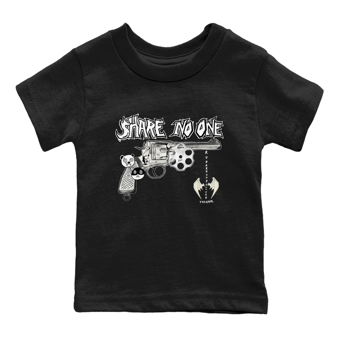 5s Sail shirt to match jordans Share No One sneaker tees Air Jordan 5 Sail SNRT sneaker release tees baby toddler Black 2 cotton Shirt