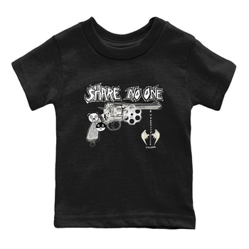 5s Sail shirt to match jordans Share No One sneaker tees Air Jordan 5 Sail SNRT sneaker release tees baby toddler Black 2 cotton Shirt