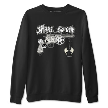 5s Sail shirt to match jordans Share No One sneaker tees Air Jordan 5 Sail SNRT Sneaker Release Tees unisex cotton Black 2 crew neck shirt