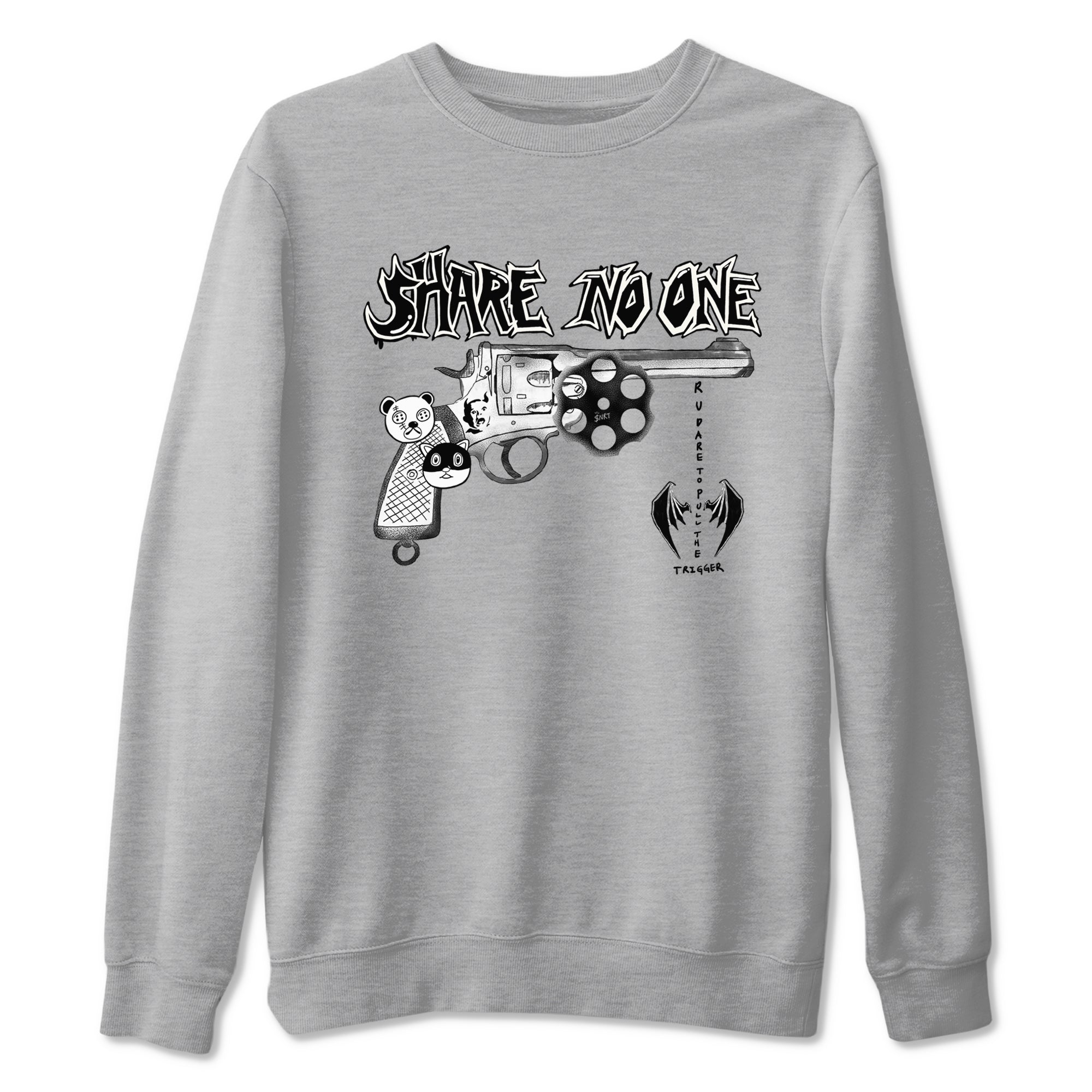 5s Sail shirt to match jordans Share No One sneaker tees Air Jordan 5 Sail SNRT Sneaker Release Tees unisex cotton Heather Grey 2 crew neck shirt