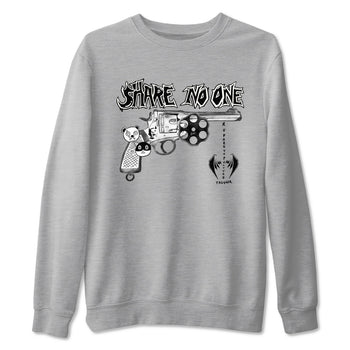 5s Sail shirt to match jordans Share No One sneaker tees Air Jordan 5 Sail SNRT Sneaker Release Tees unisex cotton Heather Grey 2 crew neck shirt
