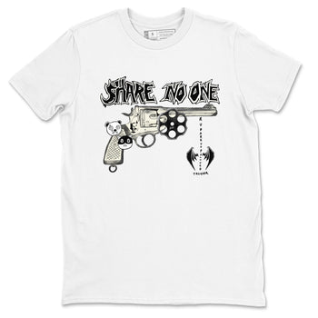 5s Sail shirt to match jordans Share No One sneaker tees Air Jordan 5 Sail SNRT Sneaker Release Tees unisex cotton White 2 crew neck shirt