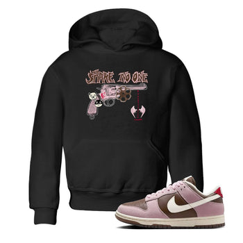 Dunk Cacao Wow And Pink foam shirts to match jordans Share No One sneaker match tees Dunk Cacao Wow And Pink foam SNRT Sneaker Tees streetwear brand Baby and Youth Black 1 cotton tee
