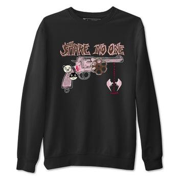 Dunk Cacao Wow And Pink foam shirts to match jordans Share No One sneaker match tees Dunk Cacao Wow And Pink foam SNRT Sneaker Tees streetwear brand Black 2 unisex cotton tee