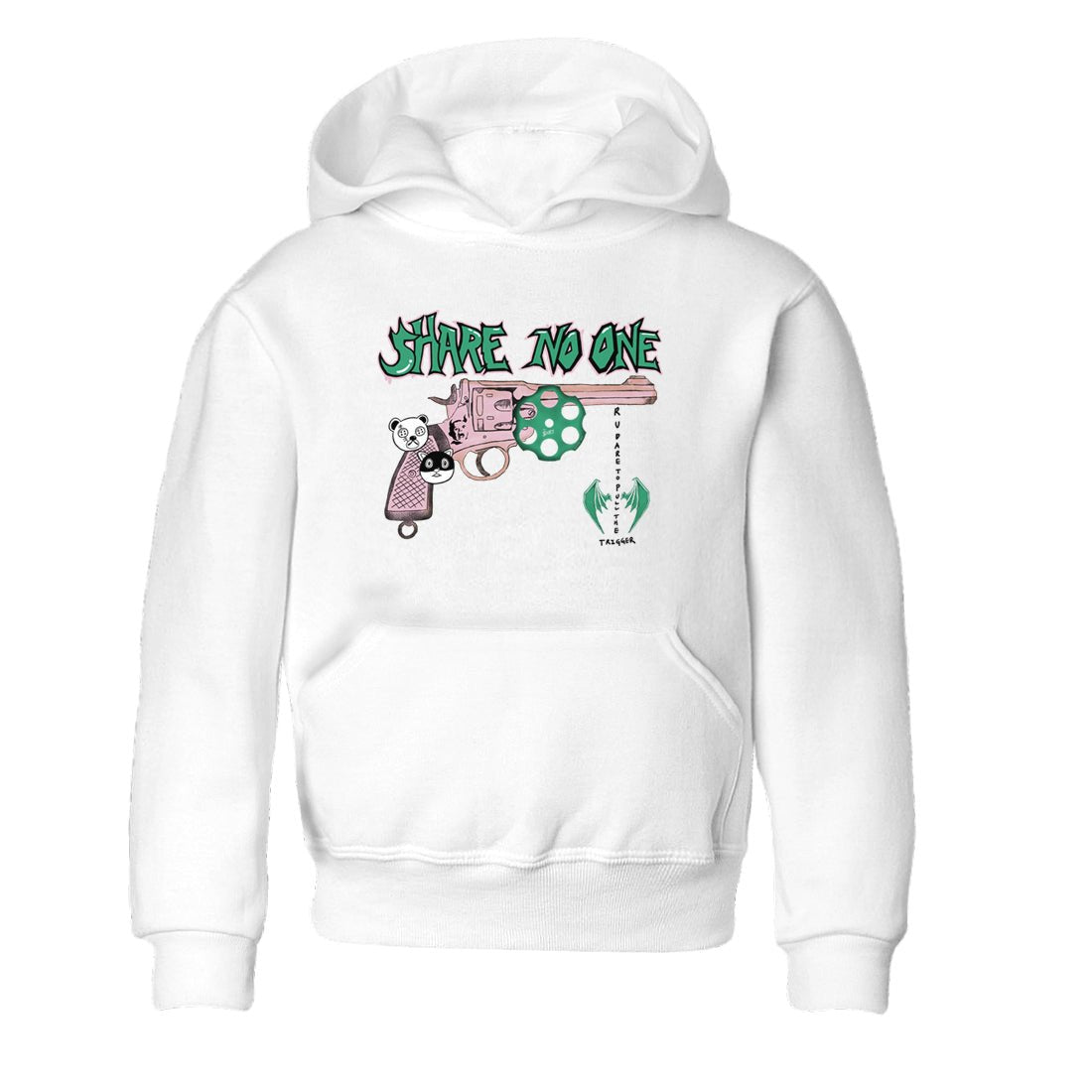Dunk Medium Soft Pink Malachite shirt to match jordans Share No One sneaker tees Dunk Medium Soft Pink Malachite SNRT sneaker release tees baby toddler White 2 cotton Shirt