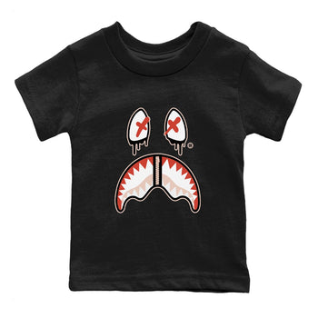 13s Dune Red shirts to match jordans Shark Face sneaker match tees Air Jordan 13 Dune Red SNRT Sneaker Tees streetwear brand Baby and Youth Black 2 cotton tee