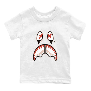 13s Dune Red shirts to match jordans Shark Face sneaker match tees Air Jordan 13 Dune Red SNRT Sneaker Tees streetwear brand Baby and Youth White 2 cotton tee