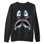 AJ3 Rare Air Graphic shirts Shark Face shirts Air Jordan 3 Rare Air best t-shirts to wear with jordans SNRT Sneaker Tees unisex cotton Black 2 shirts