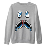 AJ3 Rare Air Graphic shirts Shark Face shirts Air Jordan 3 Rare Air best t-shirts to wear with jordans SNRT Sneaker Tees unisex cotton Heather Grey 2 shirts