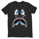 AJ3 Rare Air Graphic shirts Shark Face shirts Air Jordan 3 Rare Air best t-shirts to wear with jordans SNRT Sneaker Tees unisex cotton Black 2 shirts