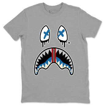 AJ3 Rare Air Graphic shirts Shark Face shirts Air Jordan 3 Rare Air best t-shirts to wear with jordans SNRT Sneaker Tees unisex cotton Heather Grey 2 shirts