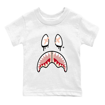 Air Jordan 3 Valentine's Day Graphic shirts Shark Face Valentine Gift shirts Air Jordan 3 Washed Coral best t-shirts to wear with jordans SNRT Sneaker Tees Youth Baby White 2 tee