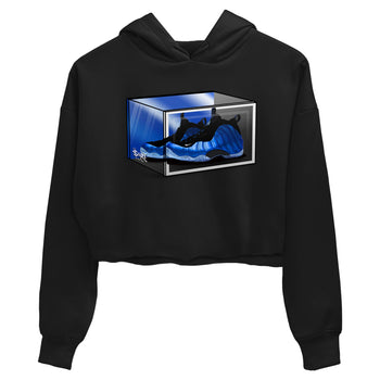Foams One Royal shirts to match jordans Shoe Box sneaker match tees Air Foamposite One Royal match shoes to clothes SNRT Sneaker Tees unisex cotton Black 2 crop tee