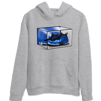 Foams One Royal shirts to match jordans Shoe Box sneaker match tees Air Foamposite One Royal match shoes to clothes SNRT Sneaker Tees unisex cotton Heather Grey 2 shirts
