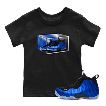 Foams One Royal shirts to match jordans Shoe Box sneaker match tees Air Foamposite One Royal match shoes to clothes SNRT Sneaker Tees Youth Baby Black 1 tee