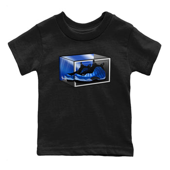 Foams One Royal shirts to match jordans Shoe Box sneaker match tees Air Foamposite One Royal match shoes to clothes SNRT Sneaker Tees Youth Baby Black 2 tee