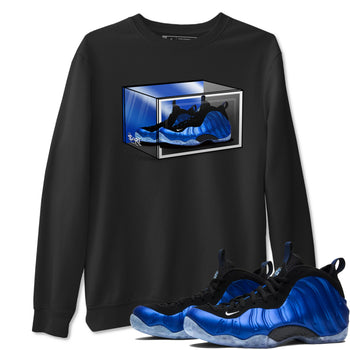 Foams One Royal shirts to match jordans Shoe Box sneaker match tees Air Foamposite One Royal match shoes to clothes SNRT Sneaker Tees unisex cotton Black 1 shirts