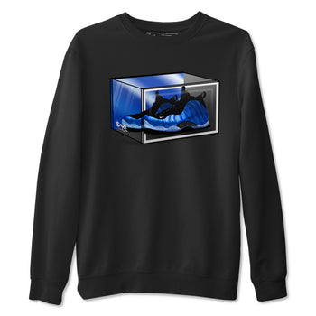 Foams One Royal shirts to match jordans Shoe Box sneaker match tees Air Foamposite One Royal match shoes to clothes SNRT Sneaker Tees unisex cotton Black 2 shirts