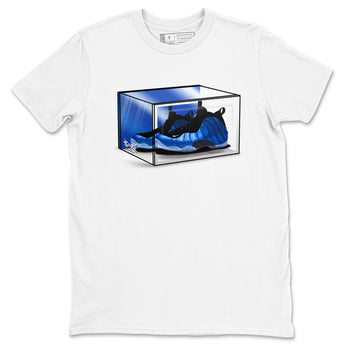 Foams One Royal shirts to match jordans Shoe Box sneaker match tees Air Foamposite One Royal match shoes to clothes SNRT Sneaker Tees unisex cotton White 2 shirts