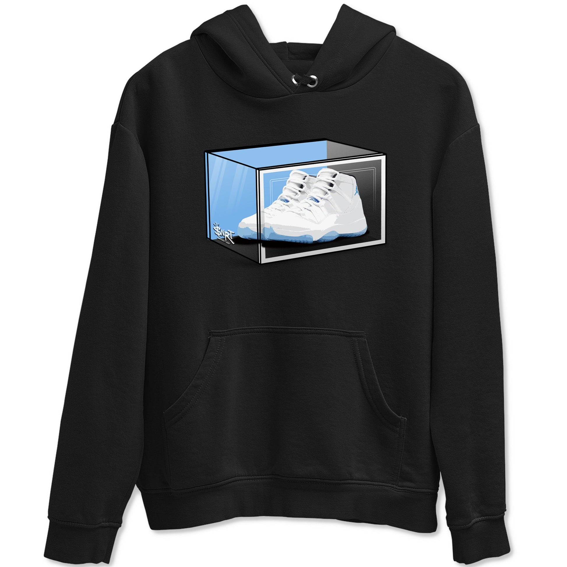 11s Legend Blue shirts to match jordans Shoe Box best t shirts to wear with jordans AJ11 Retro Legend Blue match shoes to clothes SNRT Sneaker Tees unisex cotton Black 2 shirts