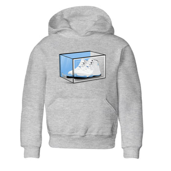 11s Legend Blue shirts to match jordans Shoe Box best t shirts to wear with jordans AJ11 Retro Legend Blue match shoes to clothes SNRT Sneaker Tees Youth Baby Heather Grey 2 tee