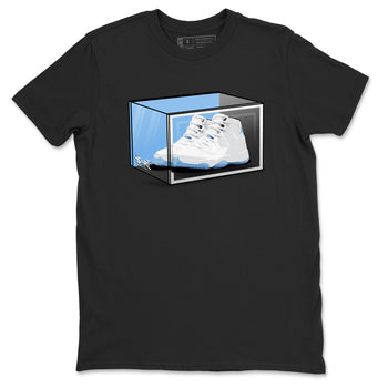 11s Legend Blue shirts to match jordans Shoe Box best t shirts to wear with jordans AJ11 Retro Legend Blue match shoes to clothes SNRT Sneaker Tees unisex cotton Black 2 shirts