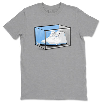 11s Legend Blue shirts to match jordans Shoe Box best t shirts to wear with jordans AJ11 Retro Legend Blue match shoes to clothes SNRT Sneaker Tees unisex cotton Heather Grey 2 shirts