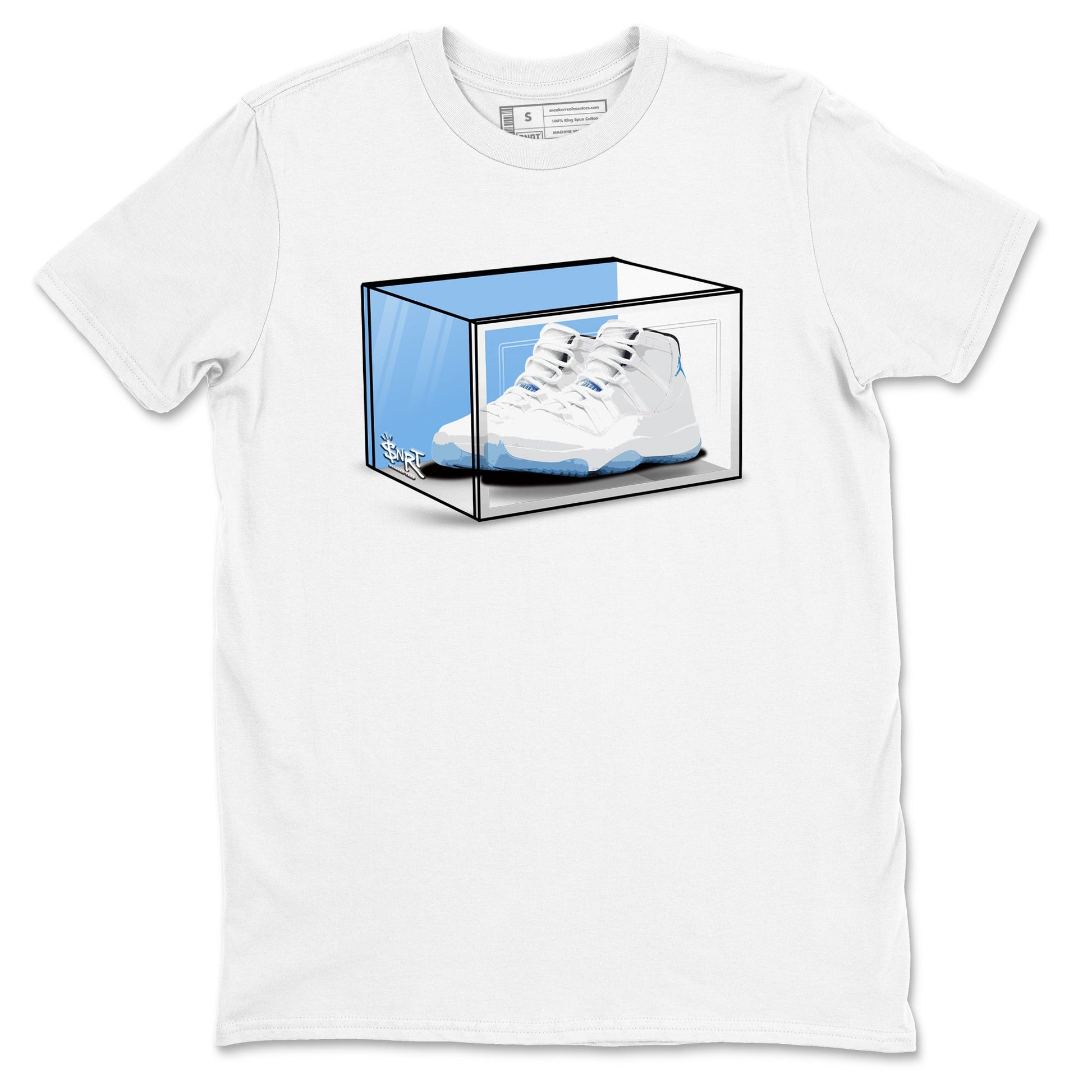 11s Legend Blue shirts to match jordans Shoe Box best t shirts to wear with jordans AJ11 Retro Legend Blue match shoes to clothes SNRT Sneaker Tees unisex cotton White 2 shirts