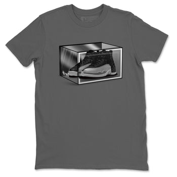 12s Black Wolf Grey shirts to match jordans Shoe Box sneaker match tees Air Jordan 12 Black Wolf Grey match shoes to clothes SNRT Sneaker Tees unisex cotton Cool Grey 2 shirts