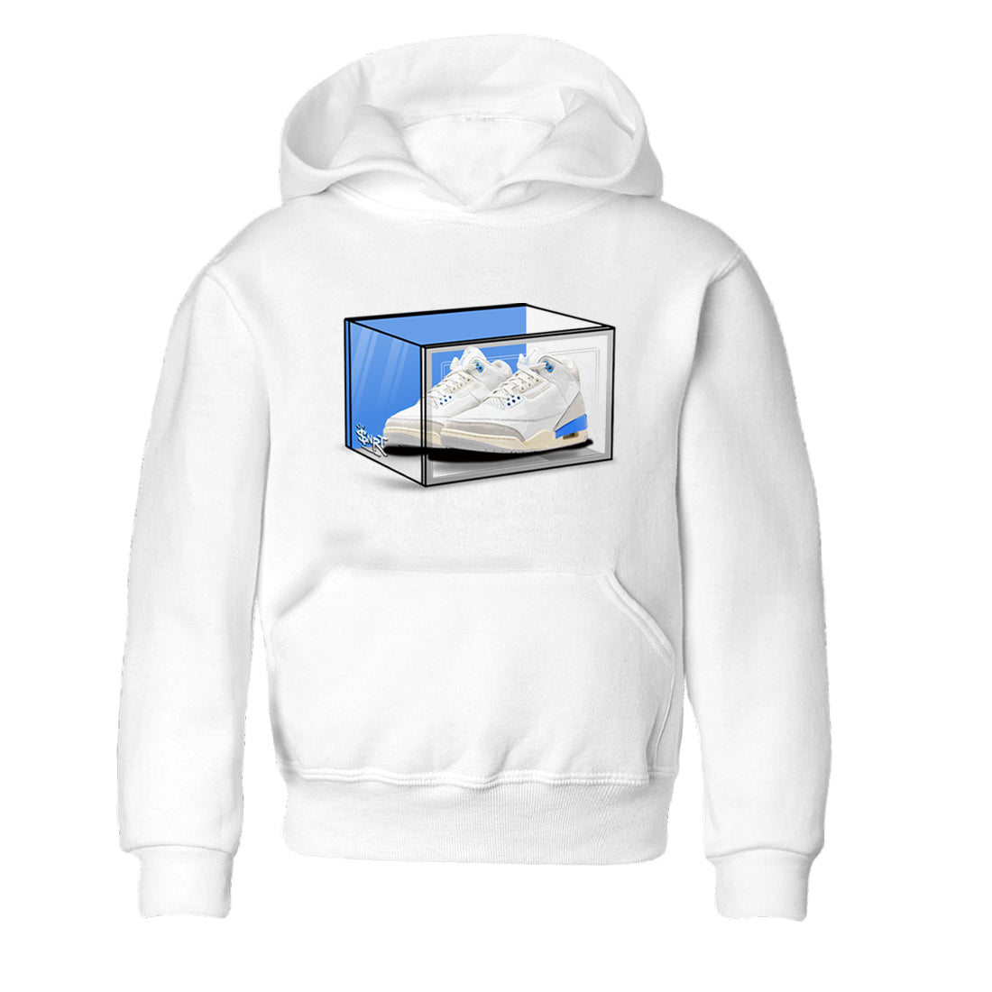 Air Jordan 3 Lucky Shorts shirts to match jordans Shoe Box sneaker match tees Air Jordan 3 Retro Lucky Shorts match shoes to clothes SNRT Sneaker Tees Youth Baby White 2 tee