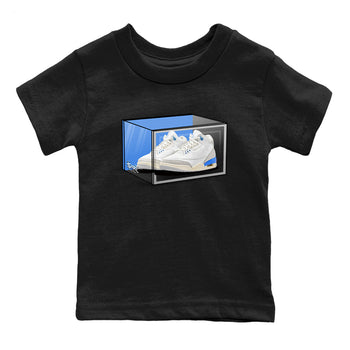 Air Jordan 3 Lucky Shorts shirts to match jordans Shoe Box sneaker match tees Air Jordan 3 Retro Lucky Shorts match shoes to clothes SNRT Sneaker Tees Youth Baby Black 2 tee