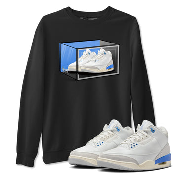 Air Jordan 3 Lucky Shorts shirts to match jordans Shoe Box sneaker match tees Air Jordan 3 Retro Lucky Shorts match shoes to clothes SNRT Sneaker Tees unisex cotton Black 1 shirts