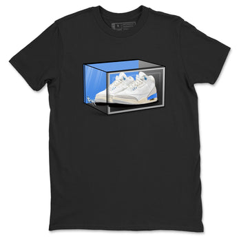 Air Jordan 3 Lucky Shorts shirts to match jordans Shoe Box sneaker match tees Air Jordan 3 Retro Lucky Shorts match shoes to clothes SNRT Sneaker Tees unisex cotton Black 2 shirts
