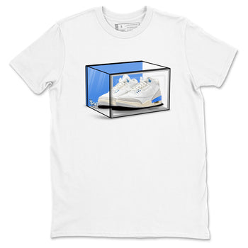 Air Jordan 3 Lucky Shorts shirts to match jordans Shoe Box sneaker match tees Air Jordan 3 Retro Lucky Shorts match shoes to clothes SNRT Sneaker Tees unisex cotton White 2 shirts