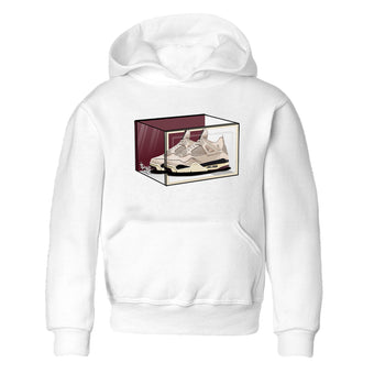4s A Ma Maniere x Fossil Stone shirts to match jordans Shoe Box sneaker match tees Air Jordan 4 A Ma Maniere x Fossil Stone match shoes to clothes SNRT Sneaker Tees Youth Baby White 2 tee