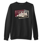 4s A Ma Maniere x Fossil Stone shirts to match jordans Shoe Box sneaker match tees Air Jordan 4 A Ma Maniere x Fossil Stone match shoes to clothes SNRT Sneaker Tees unisex cotton Black 2 shirts