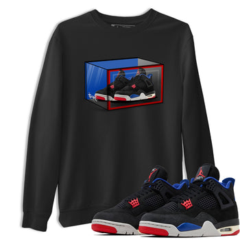 Sneaker match tees – Sneaker Tees To Match Jordan 4 Retro Rare Air Shoes – Shoe Box Tee Black 1