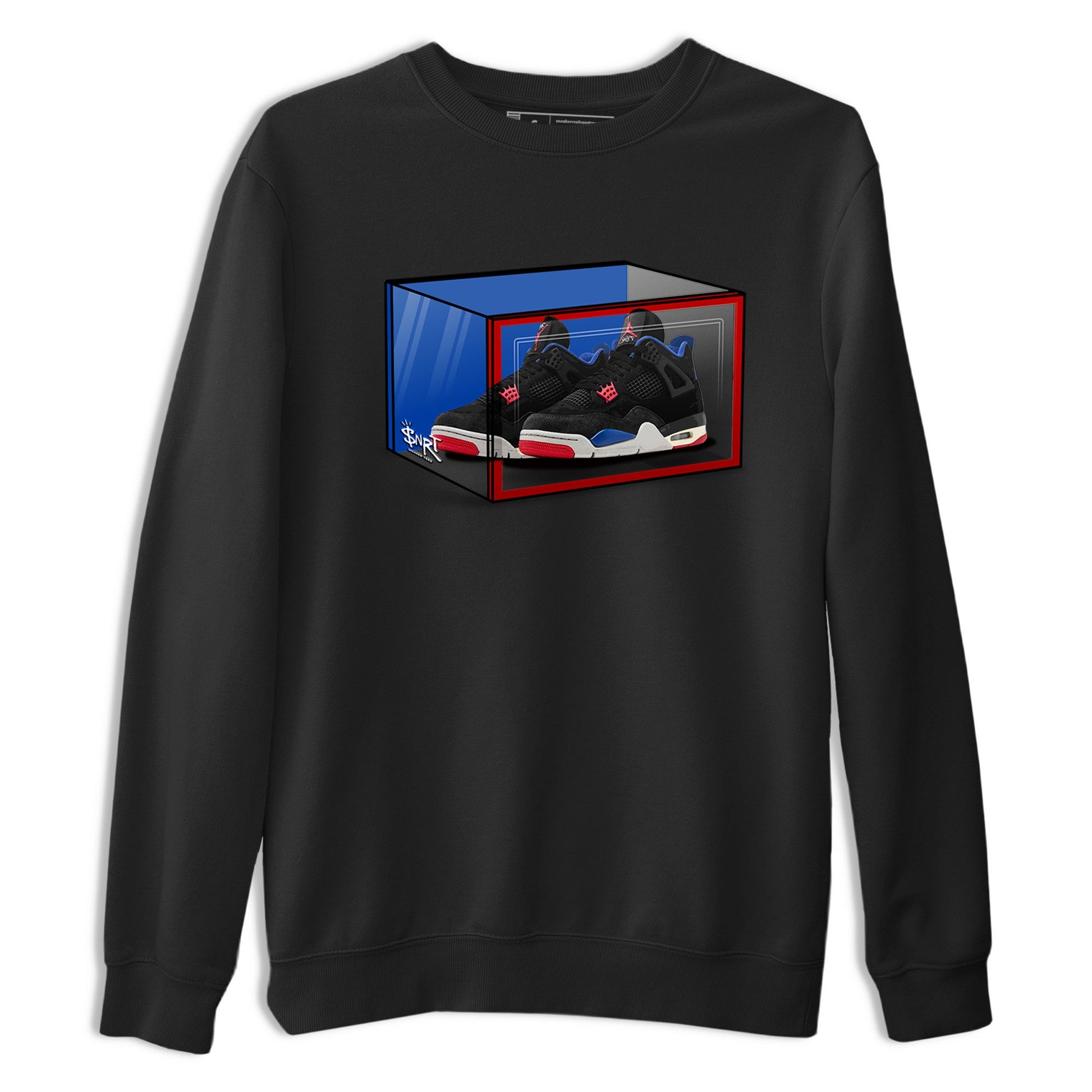 Sneaker match tees – Sneaker Tees To Match Jordan 4 Retro Rare Air Shoes – Shoe Box Tee Black 2