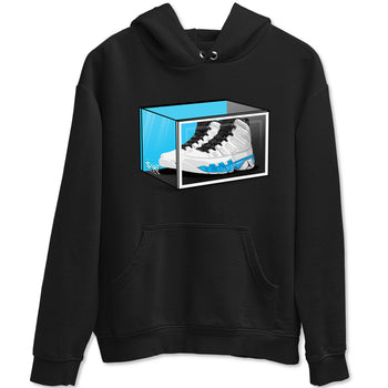 AJ9 Powder Blue shirt to match jordans Shoe Box sneaker tees Air Jordan 9 Retro Powder Blue SNRT Sneaker Release Tees unisex cotton Black 2 crew neck shirt