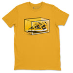 Dunk High Pollen Shirts To Match Jordans Shoe Box sneaker match tees Dunk High Iowa Tee SNRT Sneaker Release Tees unisex cotton Gold 2 crew neck shirts