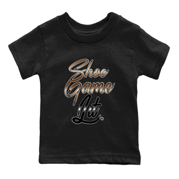 Foams One Metallic Copper shirts to match jordans Shoe Game Lit Shoe Lace sneaker match tees Air Foamposite One Metallic Copper match shoes to clothes SNRT Sneaker Tees Youth Baby Black 2 tee
